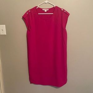 DVF pink sheath dress